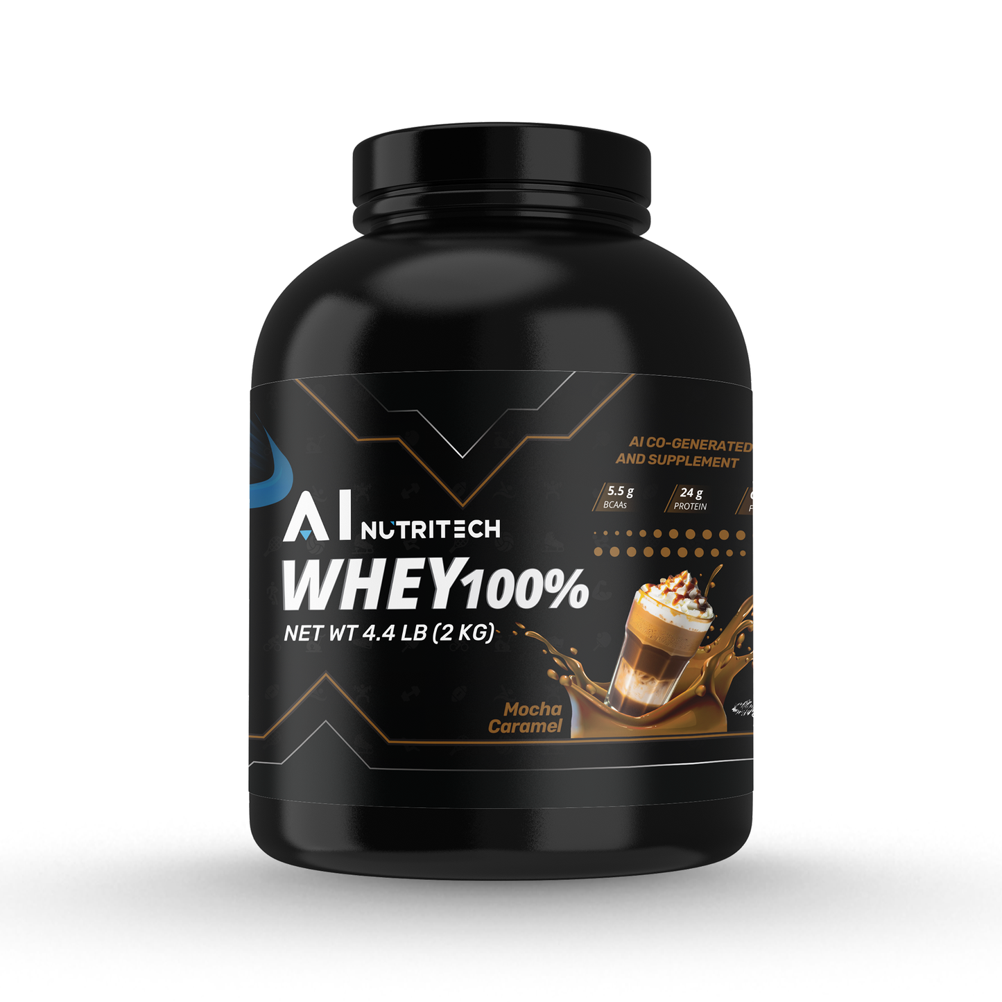 100% WHEY Protein-Mocha Caramel