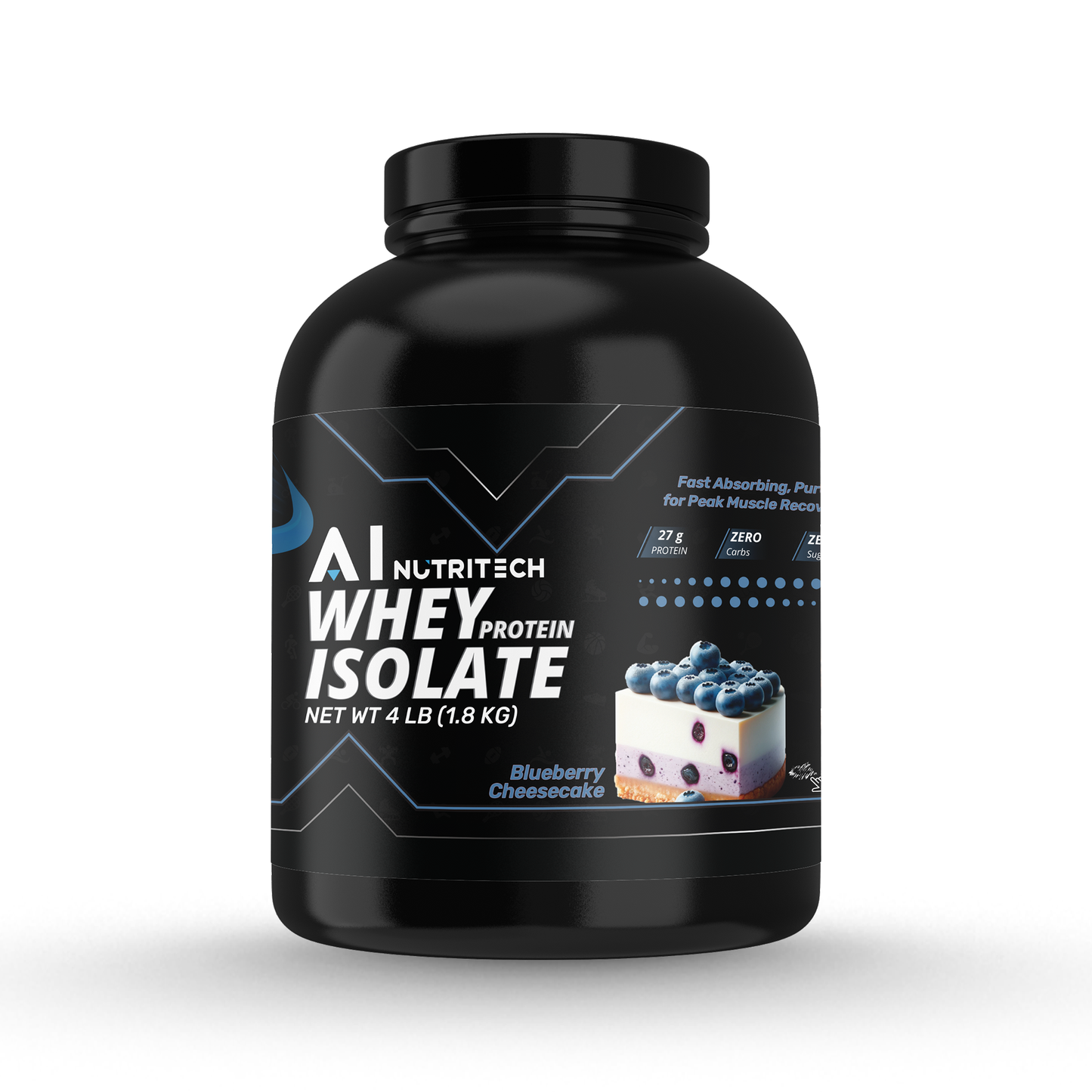 WHEY Protein Isolate-Blueberry Cheese Cake