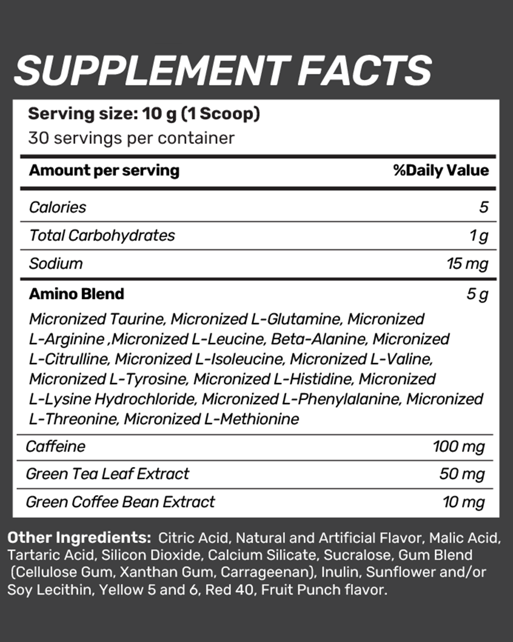 Amino Energy-Fruit Punch